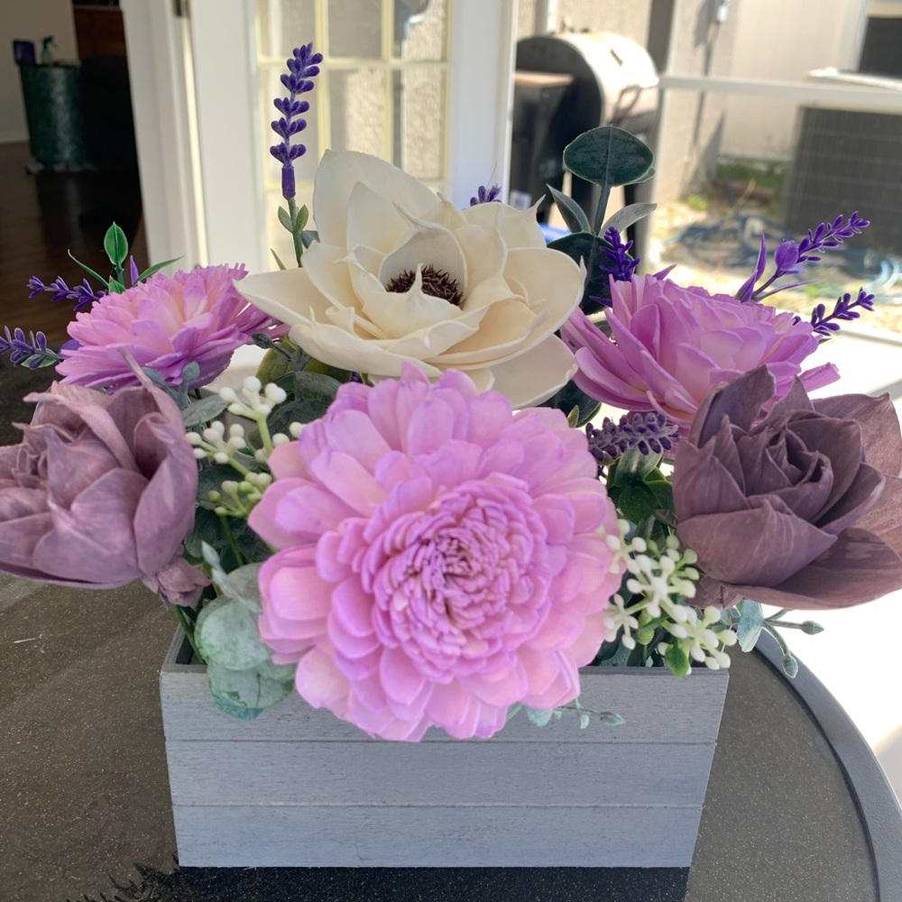 Sola flower arrangement